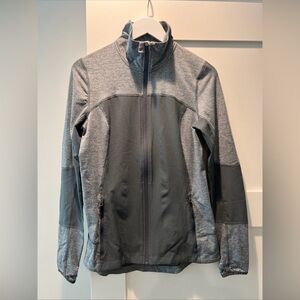 Columbia Women’s Full Zip Lightweight Active Jacket Gray Green Small